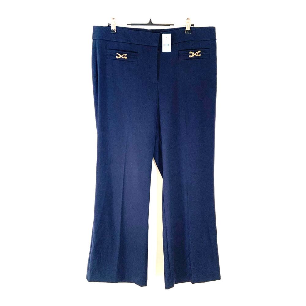 Ann Taylor Navy Bootcut dress pants NWT size 12P